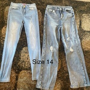Size 14 girls jeans